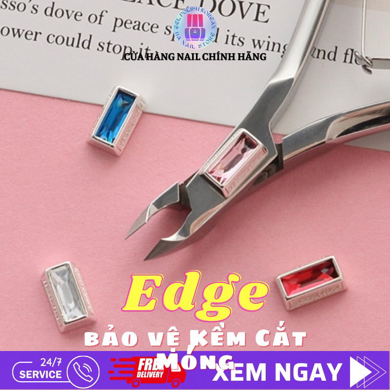 Phụ kiện bảo vệ kềm cắt móng Edge Danji Nail Hàn quốc - Trang trí kềm với phụ kiện đá Swaropski sang trọng đẳng cấp 1sp