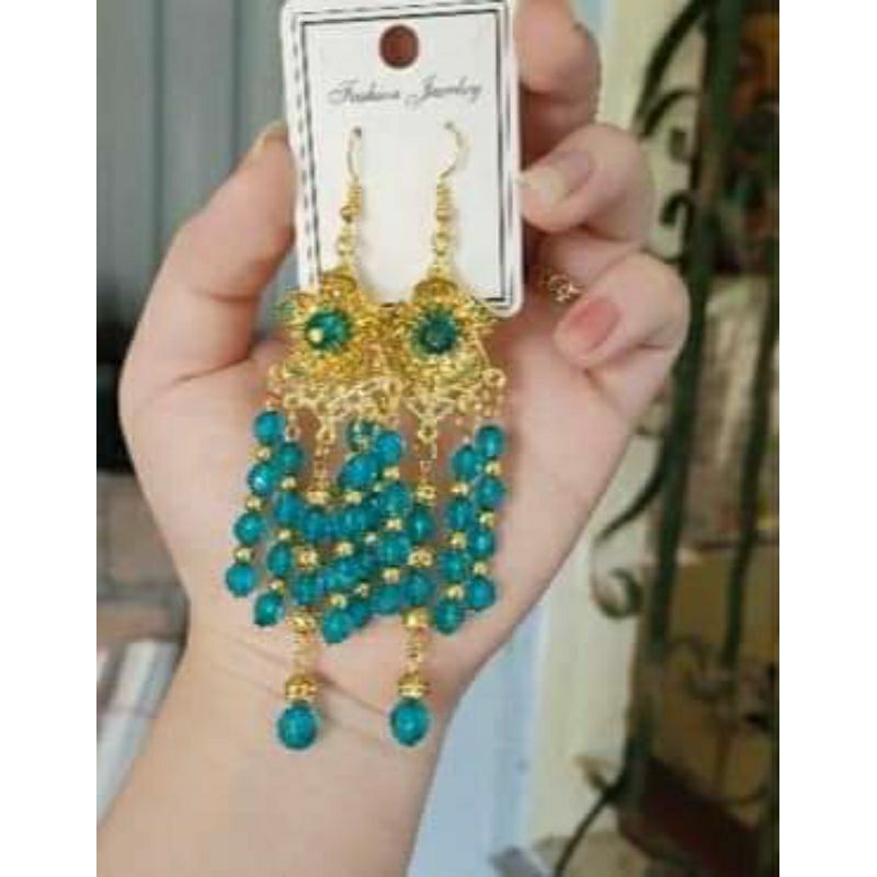 Đủ màu khuyên tai bông tai cổ trang lộng lẫy hầu thánh