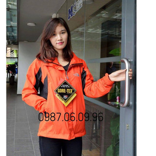 Áo gió cao cấp TNF 2 lớp màu cam