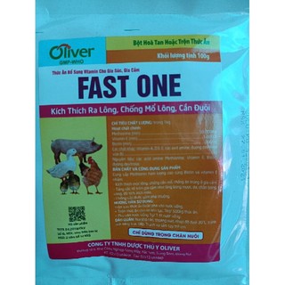 Fast one gói 100g ( kích thích ra lông, chống mổ lông, cắn đuôi )