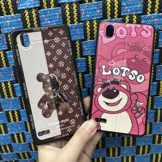 Ốp lưng Oppo mirro 5 / A51 dẻo hình gấu dâu gấu bearbrick siêu dễ thương