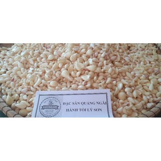 Tỏi Lý Sơn lột sẵn - túi 500gr hút chân không