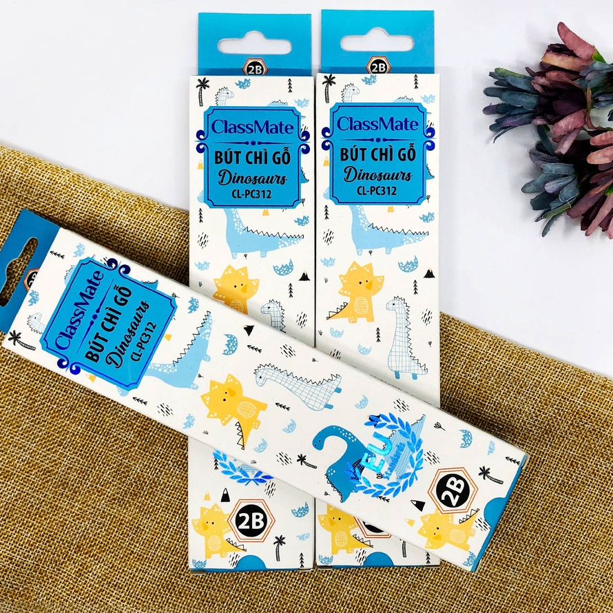 Bút Chì Gỗ Có Tẩy 2B Classmate Nét Bút Mịn, Ngòi Chắc Chắn Mã Cho Học Sinh CL-PC312