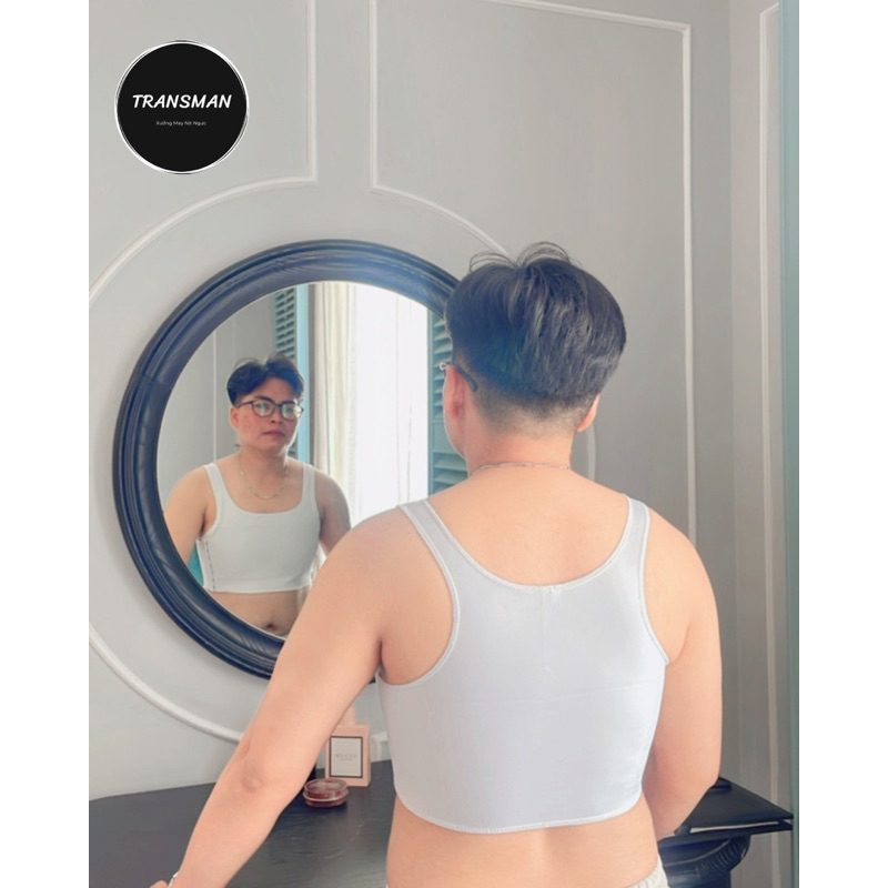 Áo Nịt Ngực Tomboy TRANSMAN loại ngắn không viền ôm ngực, thoải mái