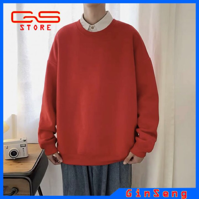 ÁO SWEATER TRƠN UNISEX NAM NỮ 14 MÀU