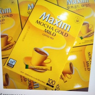 Cà phê/cafe maxim mocha gold số 1 hàn quốc tách lẻ dùng thử