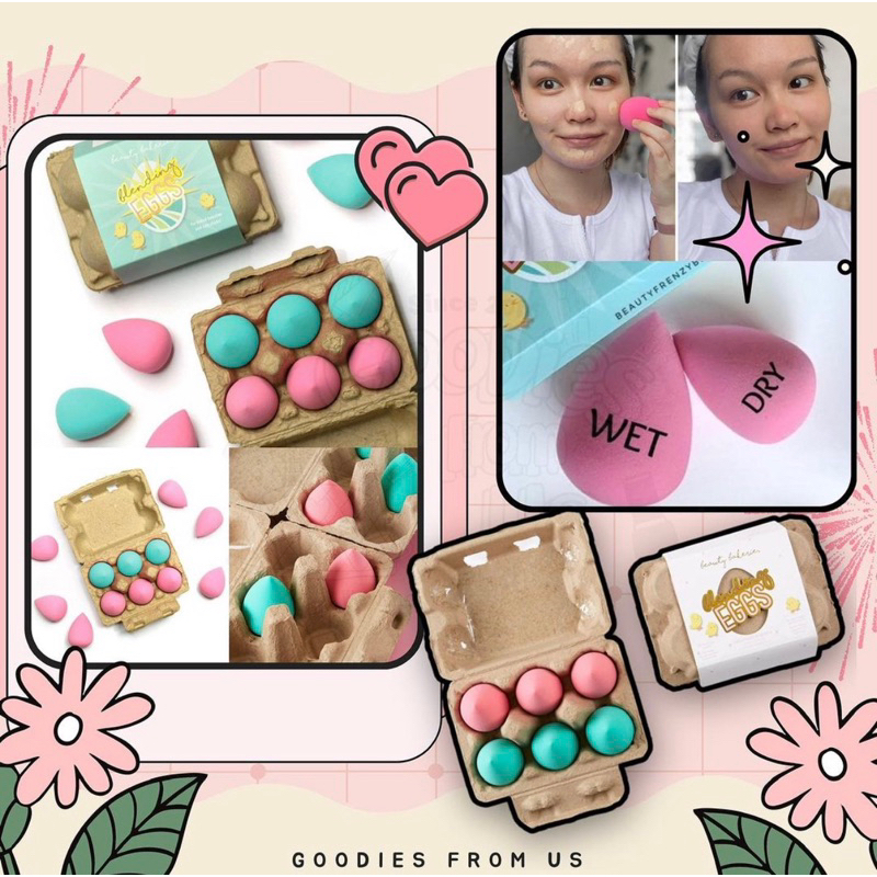 Set Sponge Makeup Beauty Bakerie Sponge Egg SALE 60% !!