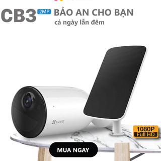 Camera Không Dây Năng lượng mặt trời EZVIZ CB3 Màu Ban Đêm