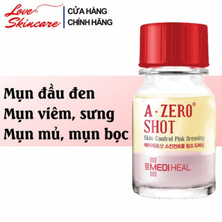 Chấm mụn đầu đen, mụn viên, mụn sưng, mụn mủ, mụn bọc Mediheal A-Zero Shot Skin Control Pink Dressing LOVESKINCARE VN