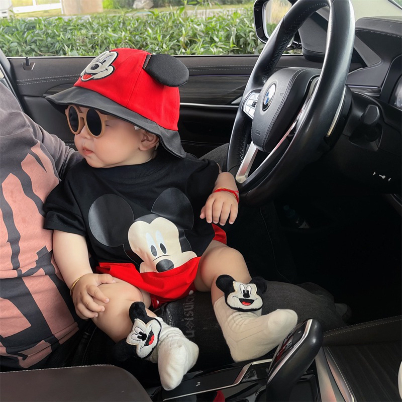 Suit micky và mũ cho bé iu
