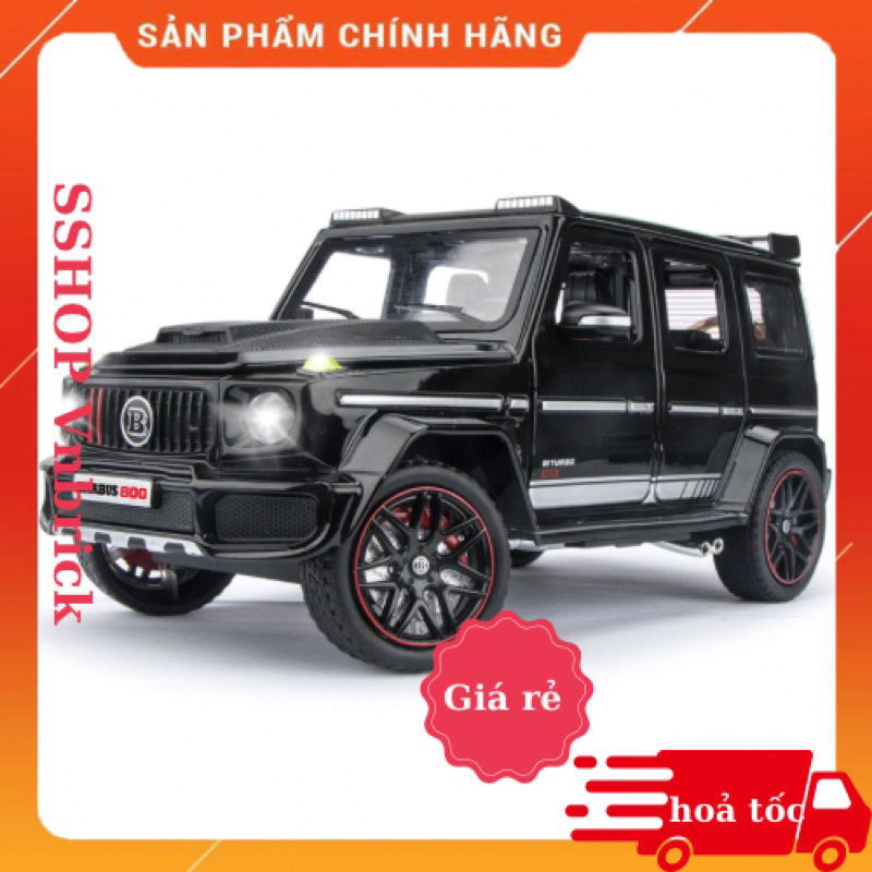 Mô hình xe sắt Mercedes-Benz G800 Brabus tỉ lệ 1:24 hãng Jiaye 3 màu