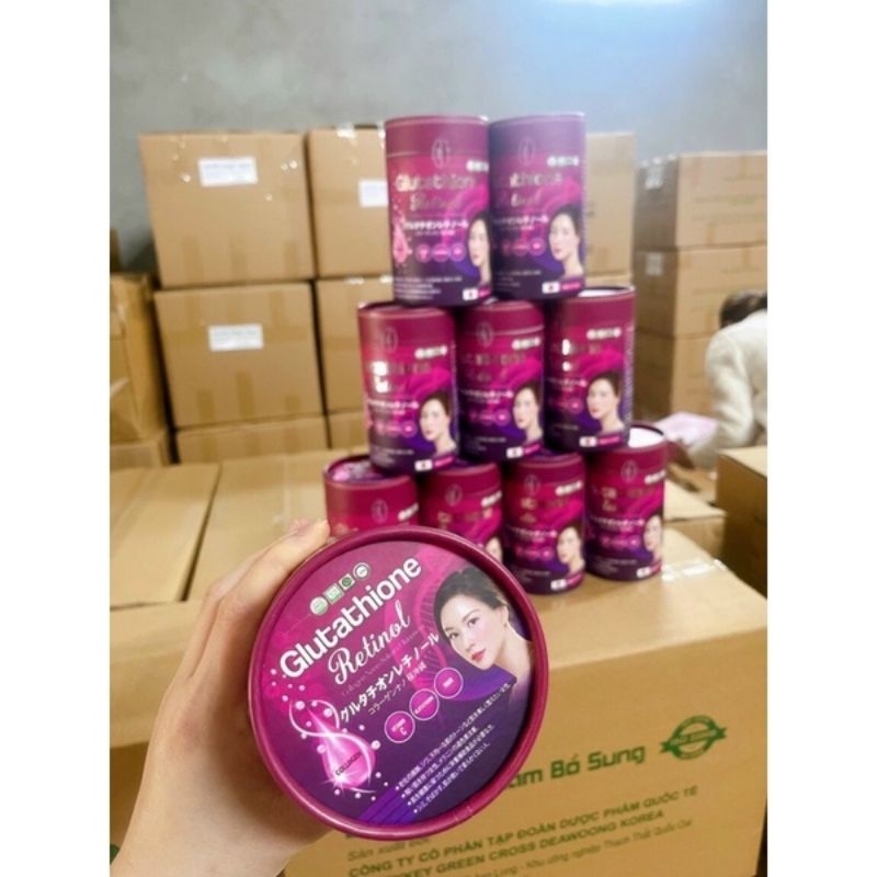 Nước uống trắng da GLUTATHIONE RETINOL collagen trắng sáng da
