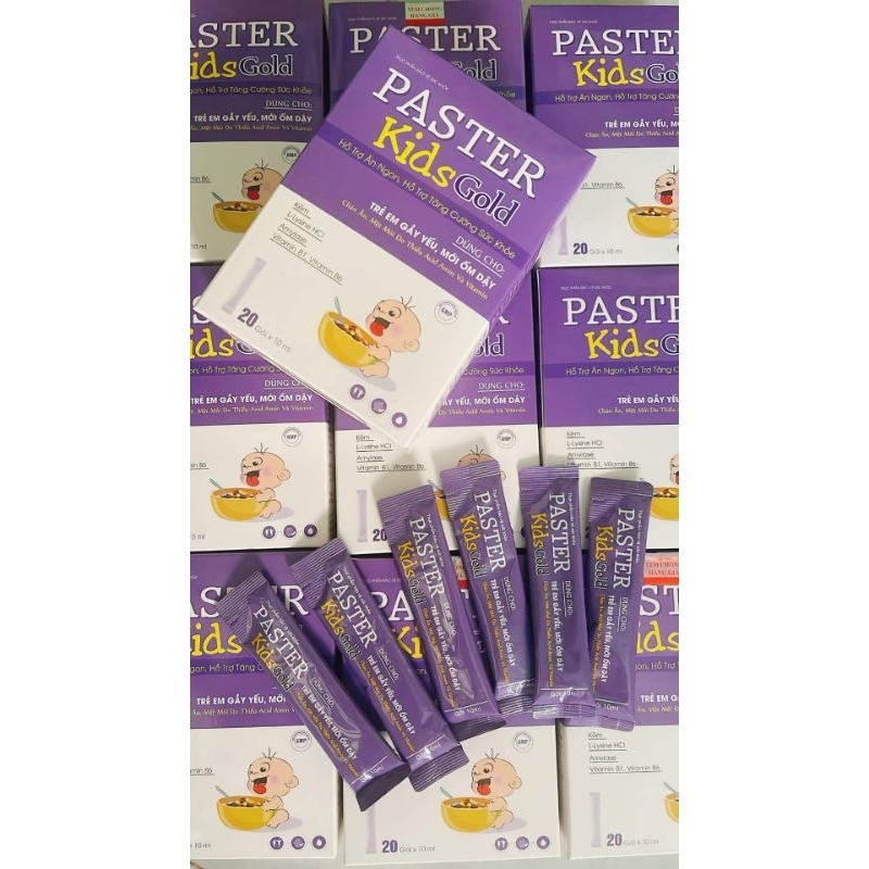 Siro ăn ngon PASTER KIDS GOLD giúp trẻ HẾT BIẾNG ĂN, tăng cường sức đề kháng