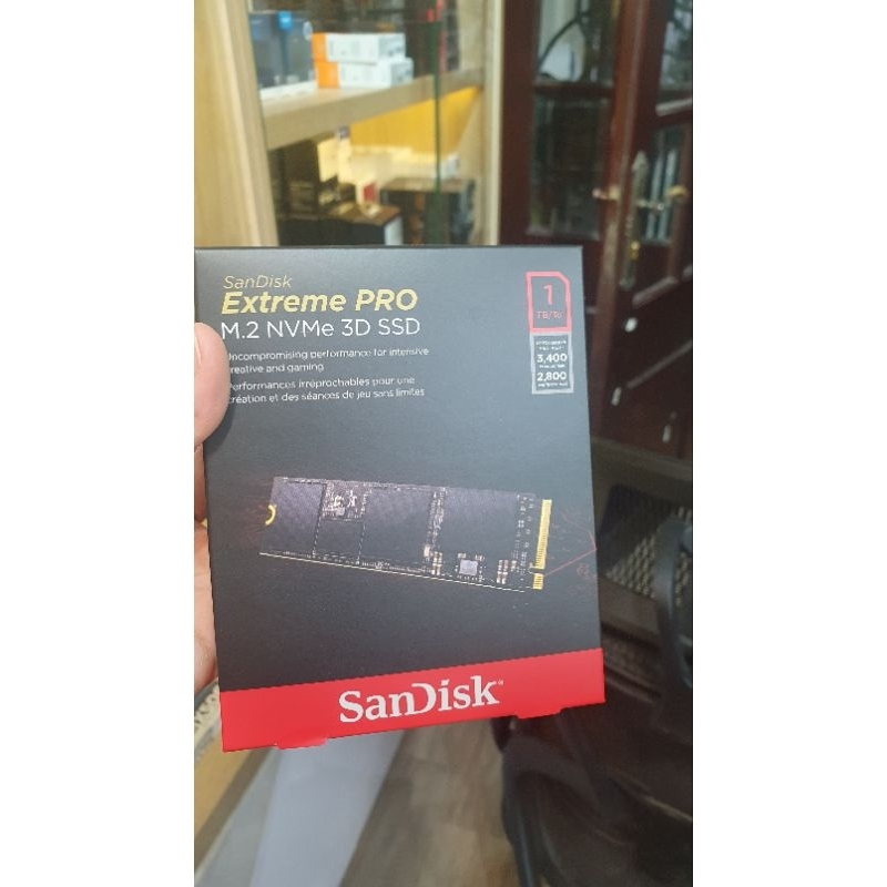 Ổ cứng SSD Sandisk Extreme Pro 1TB - M2 NVMe Gen3x4- Bảo hành 36 tháng