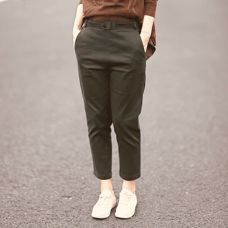 Quần Baggy Kaki Nữ Tokyokei TQH07 Basic năng động trẻ trung phong cách