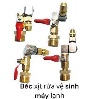 Béc vệ sinh máy lạnh xoay 360 inox