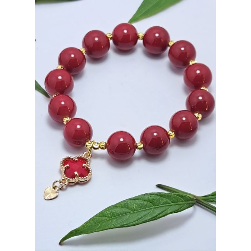 👉⚘️Vòng Đá San Hô Đỏ May Mắn