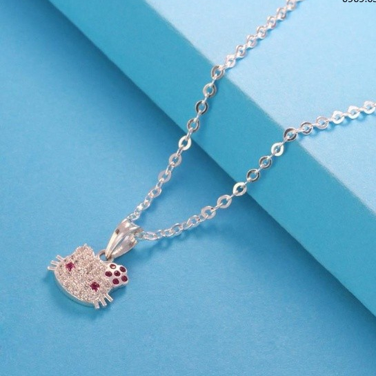 dây chuyền BẠC mèo kitty , trẻ đeo bạc rất tốt ạ , giúp kỵ gió độc, giúpbé ăn ngon miệng , ngủ sâu giấc , nhìn đẹp nữa ạ