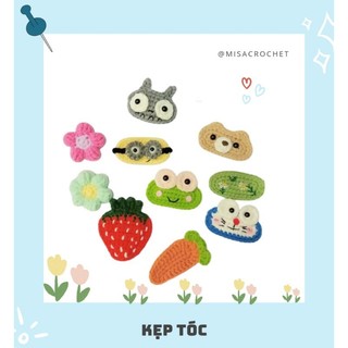 [Hot] Kẹp tóc len handmade siêu dễ thương - Kẹp tóc Hàn Quốc