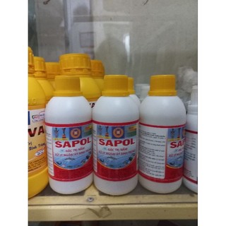 Diệt nấm sapol[đặc trị nấm thủy mi. an toàn ngay từ cá bột, lươn giống.] [sando]