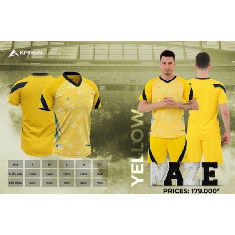 BỘ QUẦN ÁO BÓNG ĐÁ KAIWIN - MAZE