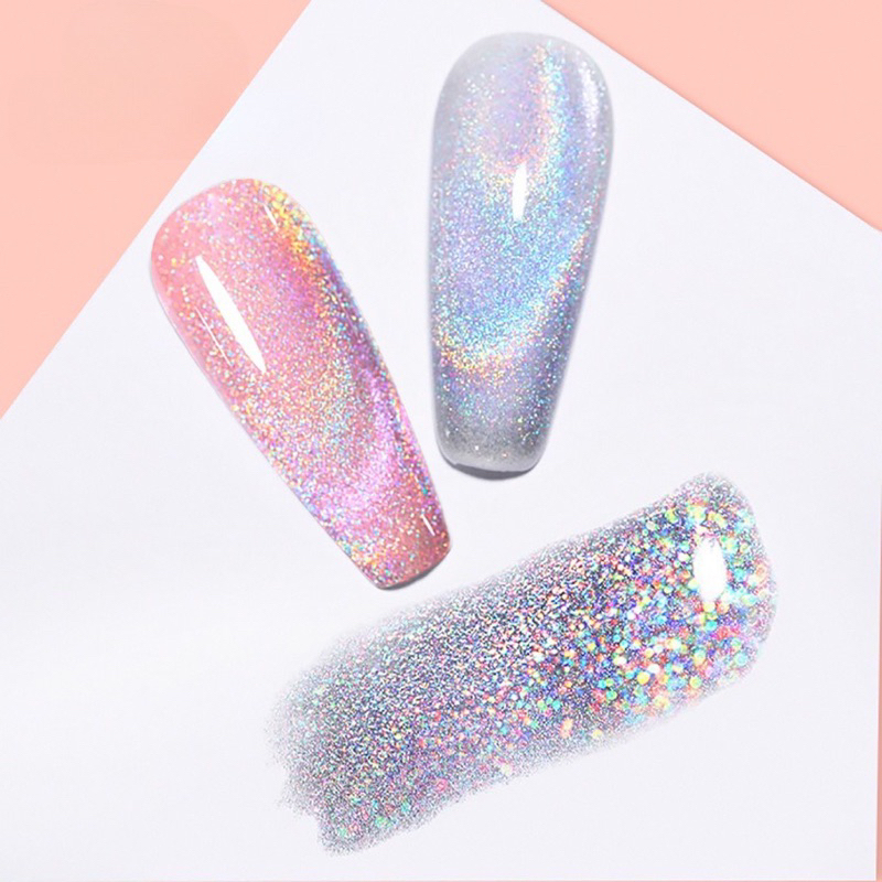 Top mắt mèo kim cương Huaxi 9D chính hãng  - sơn gel mắt mèo kim cương Huaxi lấp lánh sang chảnh