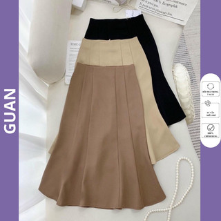 Chân váy đuôi cá dáng dài, Chân váy công sở GUAN
