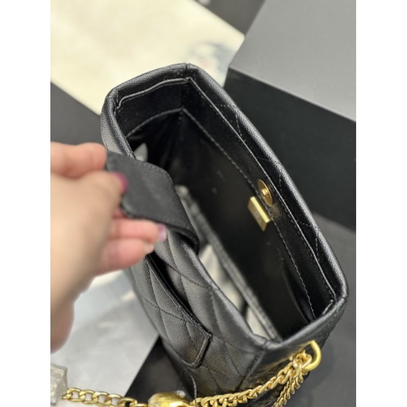 Túi xách nữ C.N HOBO TYM da hạt loại đẹp sz18cm phom xịn cực xinh