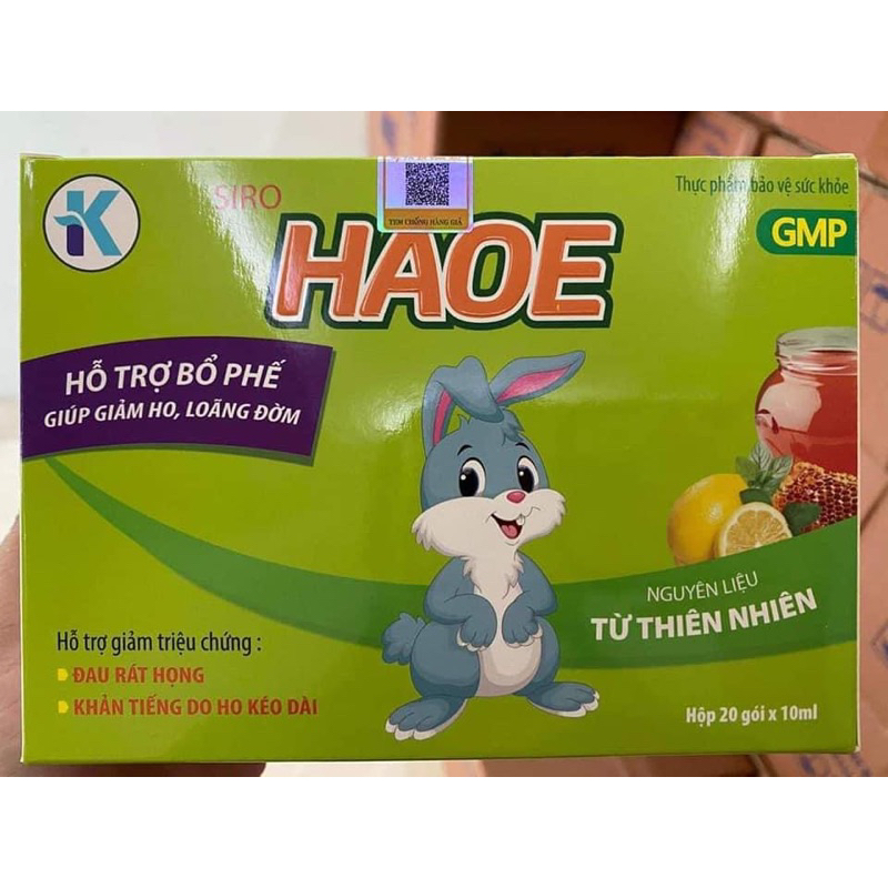 bổ phế haoe dạng siro