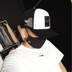 Mũ lưỡi trai logo ĐEN TRẮNG cao cấp, nón kết nam vải phong cách thời trang Hayna Hats M106