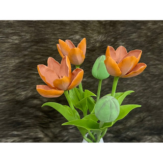 bình hoa tulip size trung