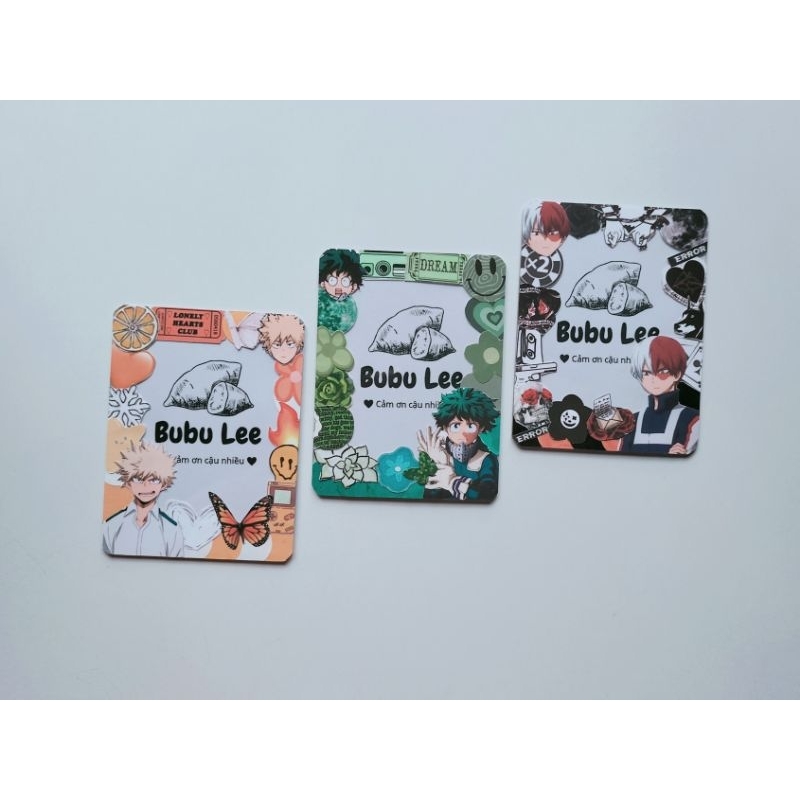 Thẻ nhựa trang trí bảo vệ card anime _ toploader decor anime