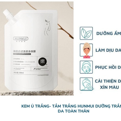 01 gói Kem Ủ Trắng - Tắm Trắng HUNMUI dưỡng trắng da toàn thân PVN38 | BigBuy360 - bigbuy360.vn