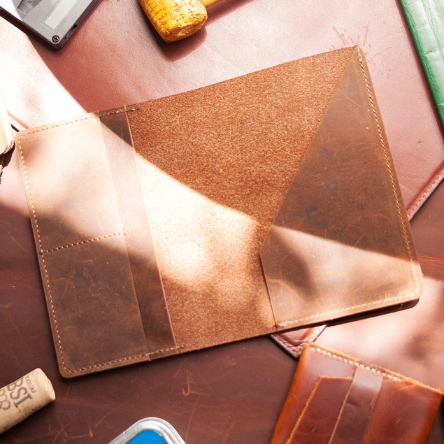 Bao Da Hộ Chiếu, Passport Cover Da Thật, Sáp Dày, Khắc Tên Theo Yêu Cầu