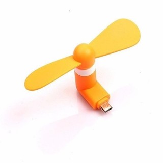 Quạt mini 2 cánh cắm chân điện thoại