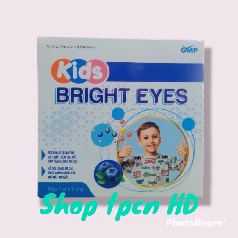 Kids Bright eyes giúp tăng cường thị lực, giảm các triệu chứng nhức mắt, mỏi mắt, mờ mắt