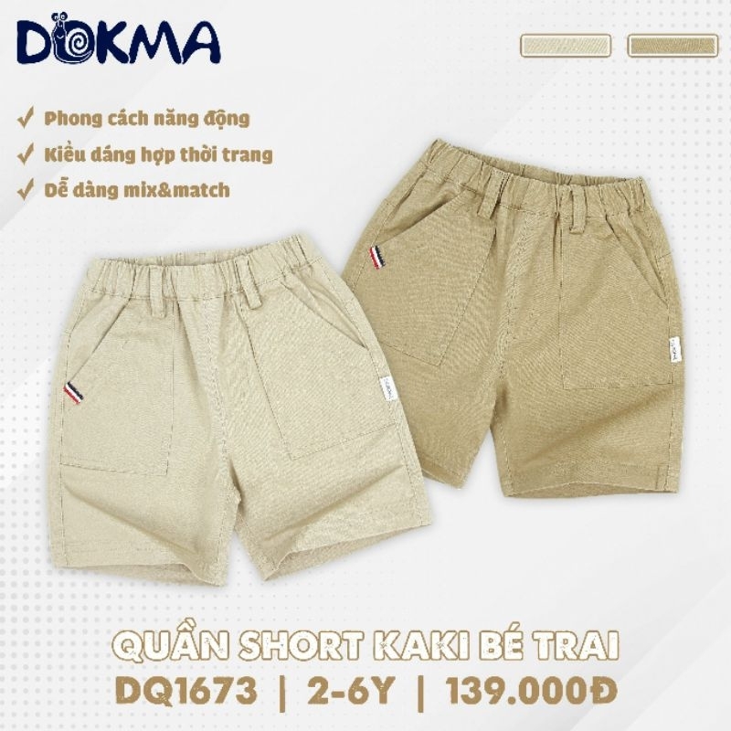 ( SIÊU HOT) QUẦN SHORT BÉ TRAI TỪ 2-6 TUỔI DOKMA