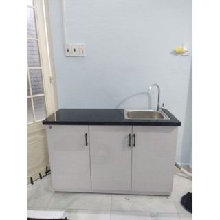 ❤️ ❤️tủ bếp nhựa đài loan ❤️ có bồn rửa + vòi❤️