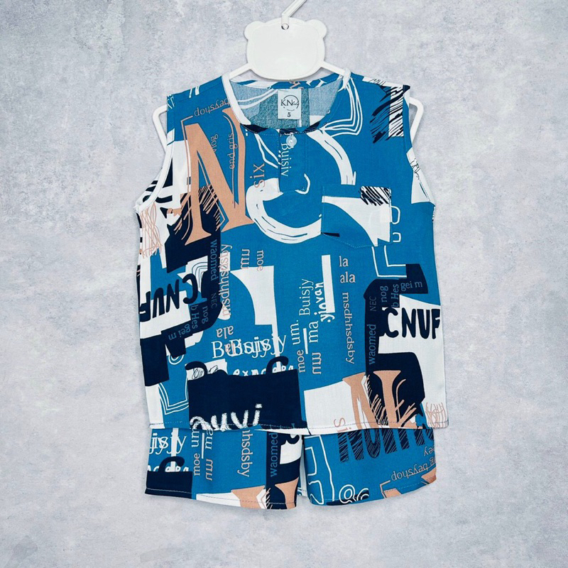 Bộ tole / lanh sát nách bé trai size 8-40kg