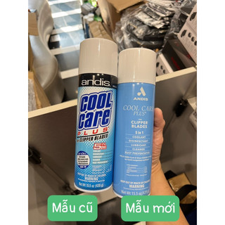 Chai xịt mát lưỡi tông đơ Andis Cool Care 5 in 1