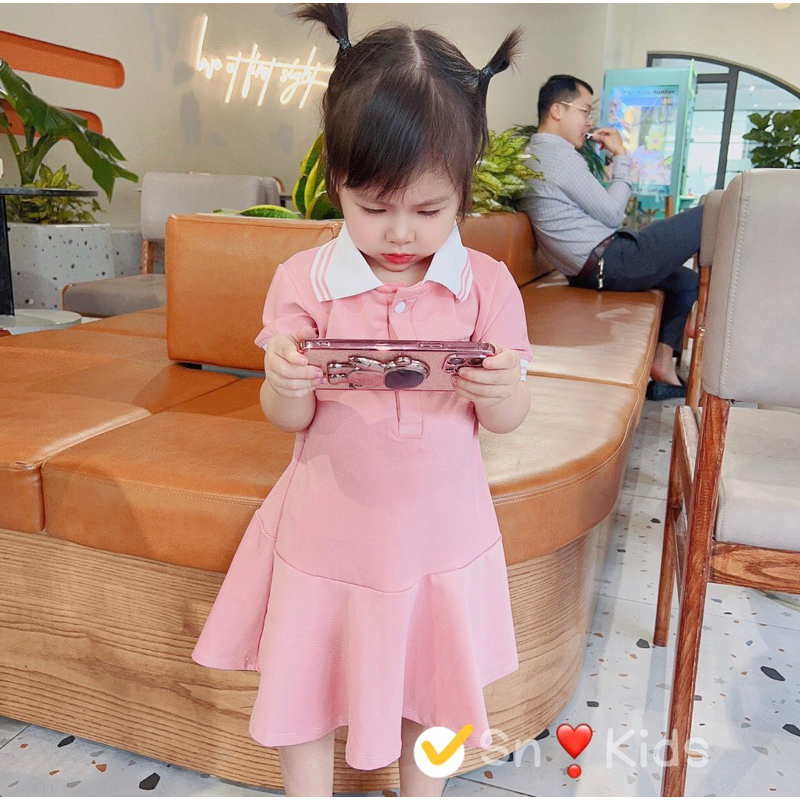 Váy polo bé gái 3 màu cực xinh