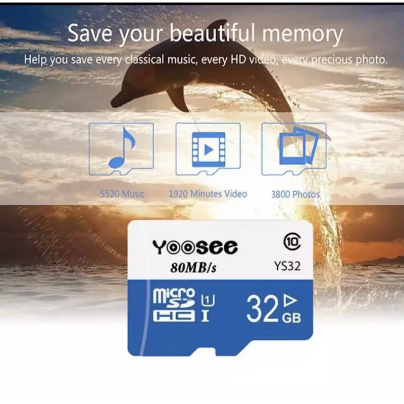 Thẻ nhớ microSDHC Yoosee Extreme Plus 64GB UHS-I U3 4K R90MB/s W40MB/s - chuyên camera và điện thoại