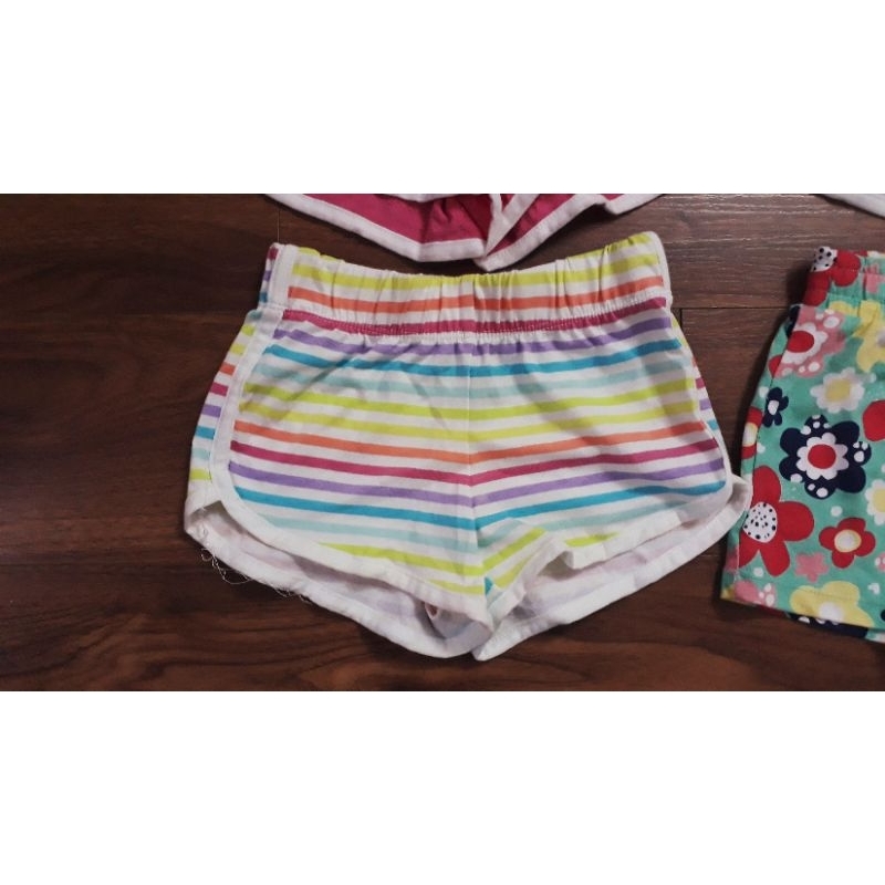 Quần đùi bé gái chất cotton màu sắc dễ thương