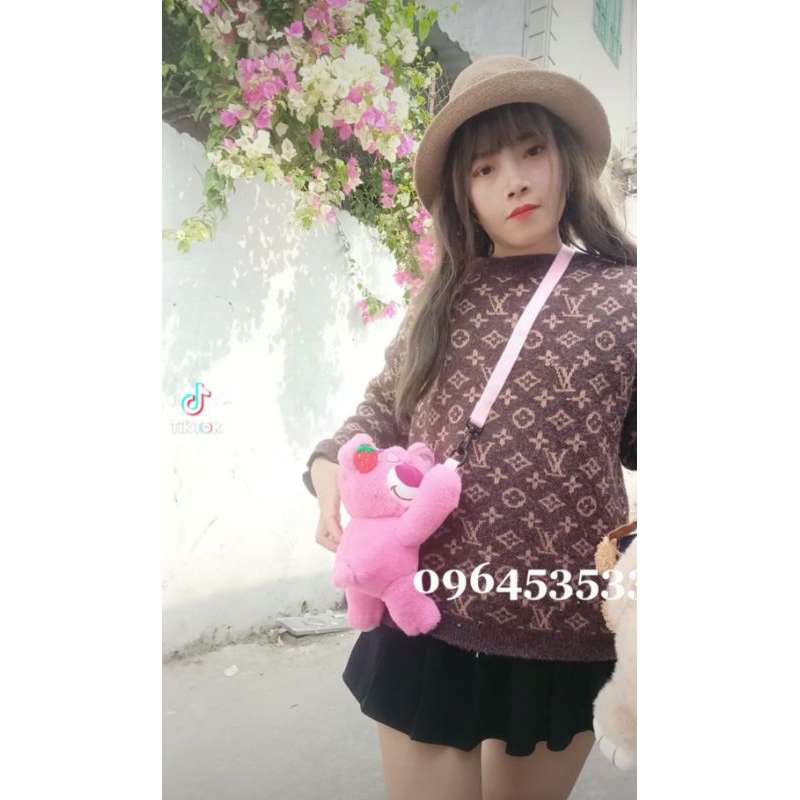 ❤️ gấu bông_ túi gấu dâu,hình thật ❤️