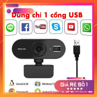 ( Tặng Lót Chuột Xịn )  WEBCAM MÁY TÍNH 1080MP Full HD GIÁ TỐT [CÓ MICRO] [ Camera Học Online  ] Rõ nét-Chống Giật