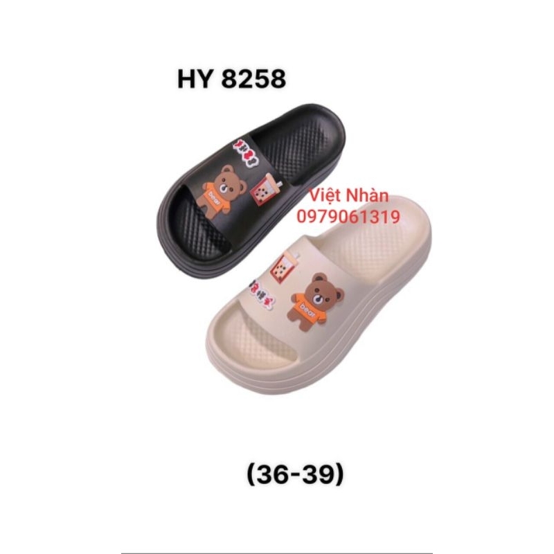 Dép quai ngang nữ độn đế tăng chiều cao thêm 5 phân, cực nhẹ, cực êm chân