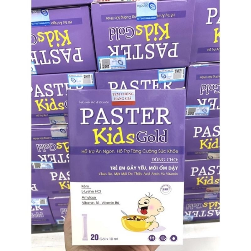 Siro ăn ngon PASTER KIDS GOLD giúp trẻ HẾT BIẾNG ĂN, tăng cường sức đề kháng