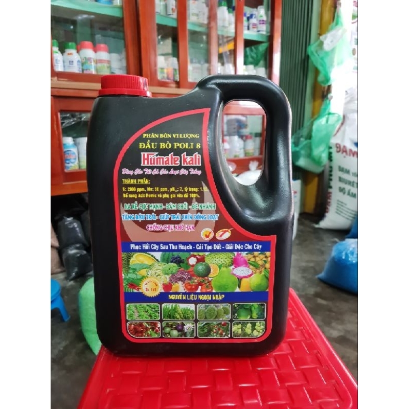 Phân Bón Vi Lượng Humate kali 5 lít