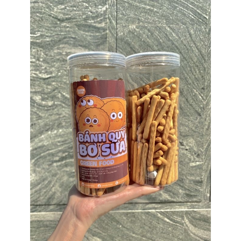 Bánh Qui Đũa Bơ Sữa 250gr Thơm Ngon, Chấm Với Sữa Bao Ngon
