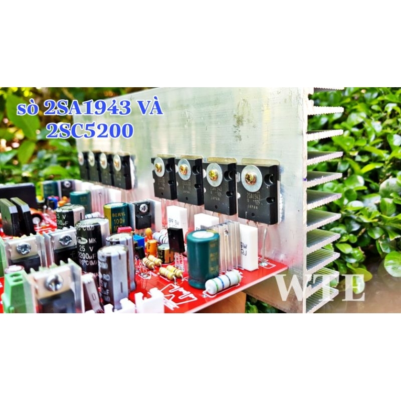 Công suất 8 sò 2 kênh liền nguồn dùng cho amply